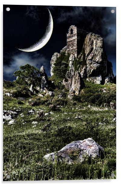  Roche Rock, Cornwall Acrylic by Brian Pierce