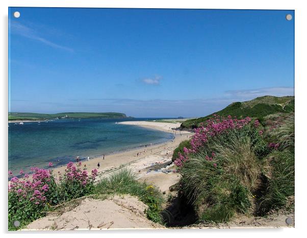 Daymer Bay, Padstow, Cornwall Acrylic by Brian Pierce