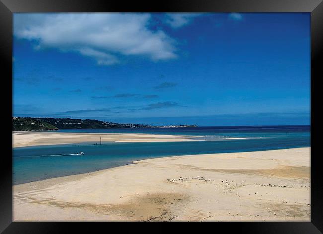  Looking towards St Ives Framed Print by Brian Pierce