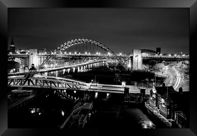 Newcastle Quayside Framed Print by Northeast Images