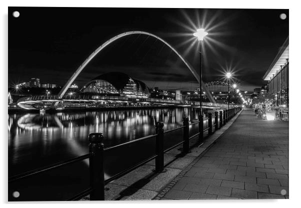  Newcastle Quayside Acrylic by Northeast Images