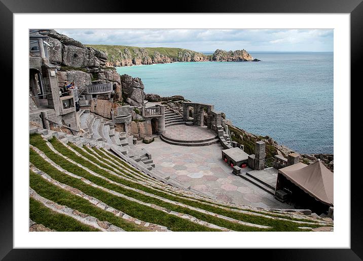  Minack Theatre, Porthcurno, Cornwall Framed Mounted Print by Brian Pierce