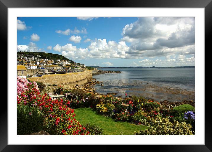 Mousehole, Cornwall Framed Mounted Print by Brian Pierce