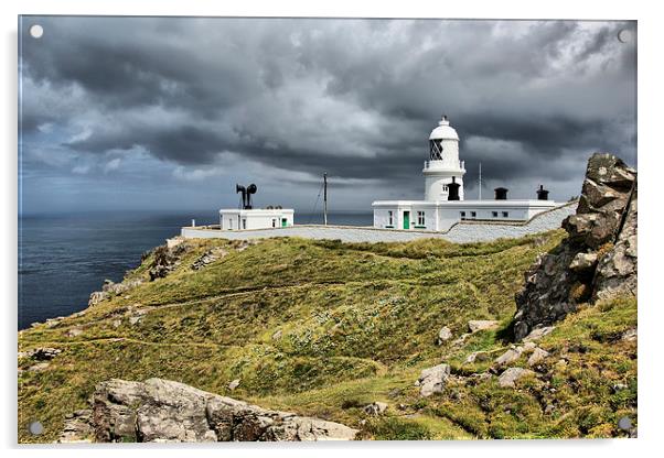  Pendeen Watch, Lighthouse, Cornwall Acrylic by Brian Pierce