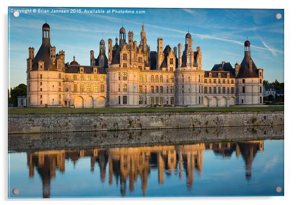  Chateau Chambord Acrylic by Brian Jannsen