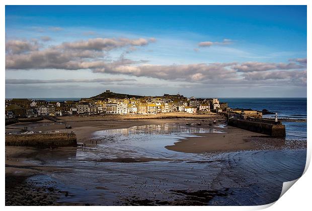  St Ives Harbour, Cornwall Print by Brian Pierce