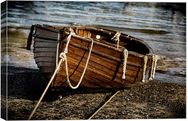  Wooden Boat, St Ives, Cornwall Canvas Print by Brian Pierce