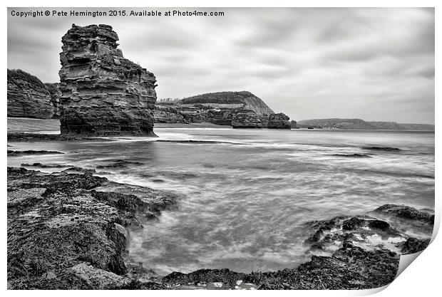  Ladram Bay Print by Pete Hemington