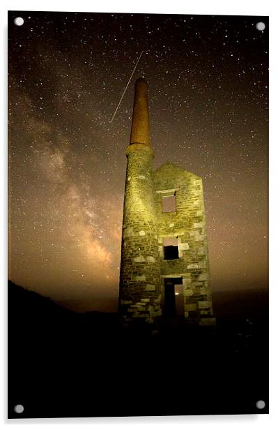 Wheal Prosper (and the International Space Station Acrylic by Brian Pierce
