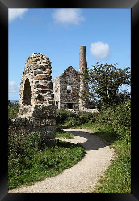  Wheal Peevor, Cornwall Framed Print by Brian Pierce