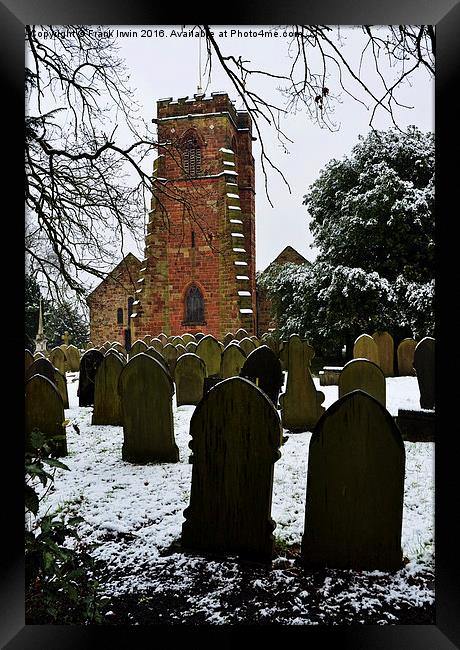  Holy Cross Church, Woodchurch, Wirral, UK  Framed Print by Frank Irwin