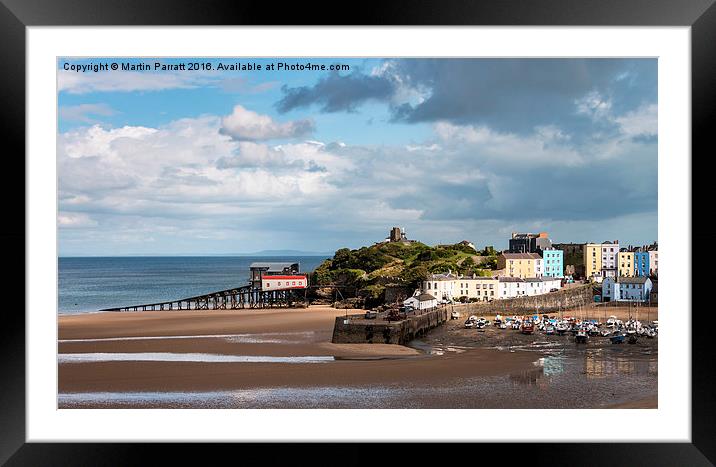 Tenby Harbour Framed Mounted Print by Martin Parratt