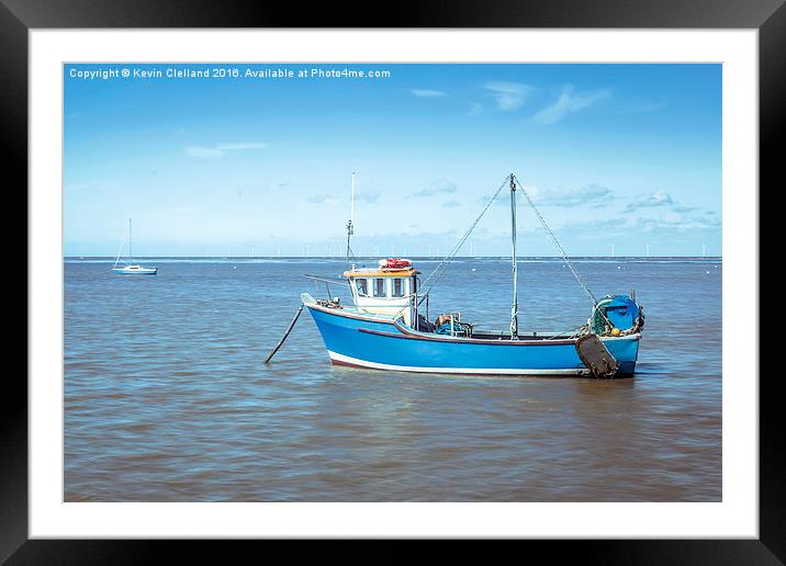  Fishing Boat Framed Mounted Print by Kevin Clelland