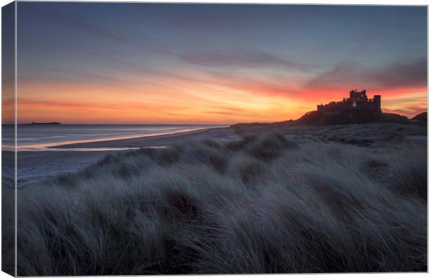  Bamburgh Castle Canvas Print by Northeast Images