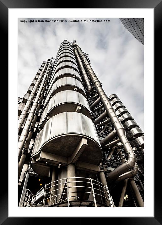  Looking Up Lloyds Framed Mounted Print by Dan Davidson