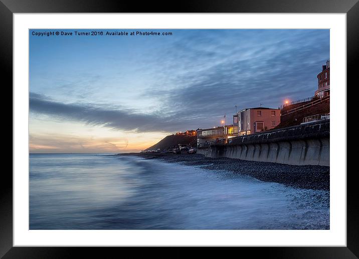  Cromer at Dawn Framed Mounted Print by Dave Turner