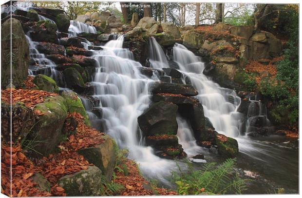  Virginia falls Canvas Print by James Tully