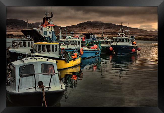 Fishing Fleet Framed Print by Tommy Reilly