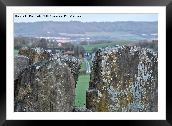  The Coldrum Stones Framed Mounted Print by Paul Taylor