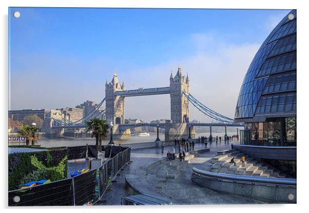  Tower  Bridge Acrylic by William Robson