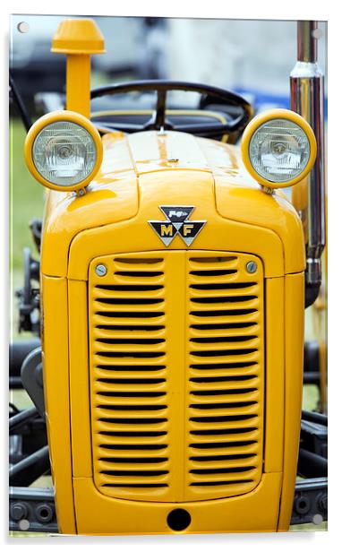 Massey Ferguson Vintage Tractor Acrylic by Tony Bates
