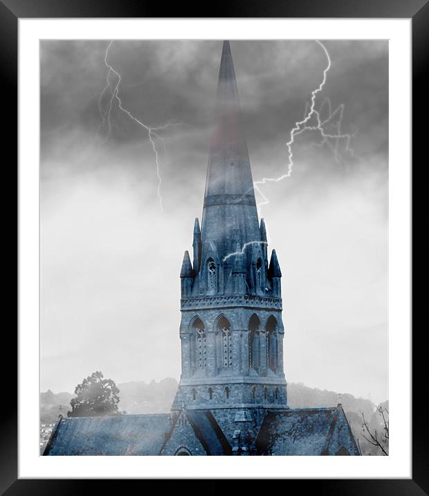 Book cover church. Framed Mounted Print by Alexia Miles