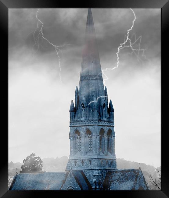 Book cover church. Framed Print by Alexia Miles