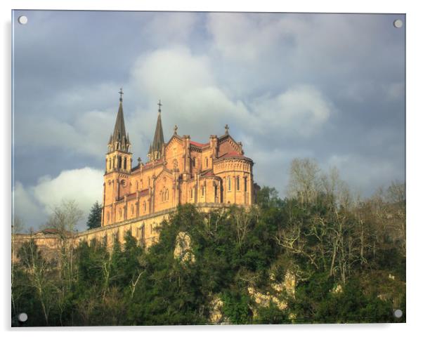 Basilica of Santa Maria la Real of Covadonga Acrylic by Svetlana Korneliuk