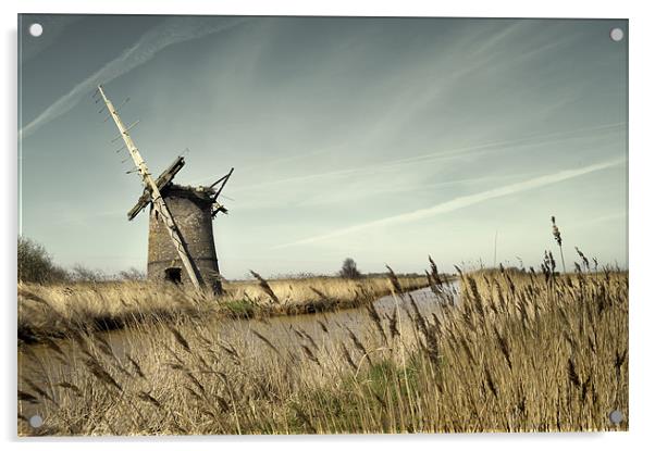 Brograve Mill Acrylic by Stephen Mole
