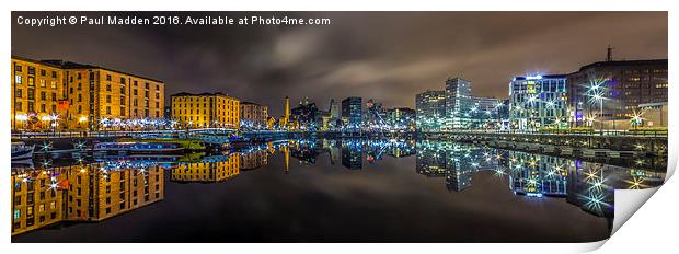 Salthouse dock still waters Print by Paul Madden