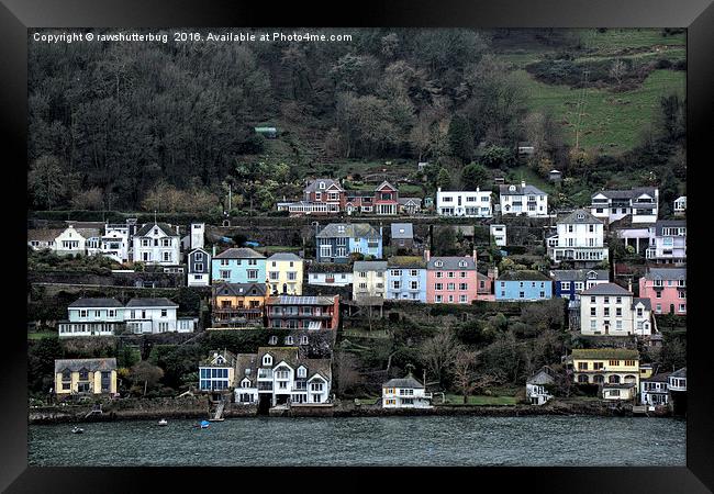 Dartmouth From The Ferry Framed Print by rawshutterbug 