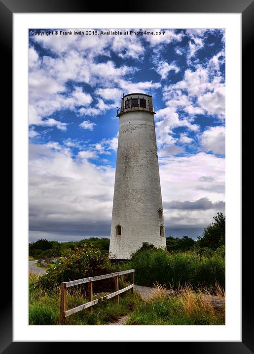  Leasowe Lighthouse, Wirral, Merseyside Framed Mounted Print by Frank Irwin