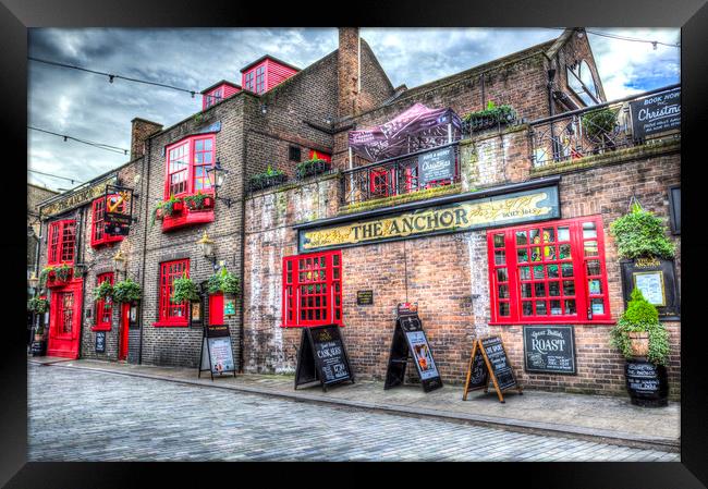 The Anchor Pub London Framed Print by David Pyatt