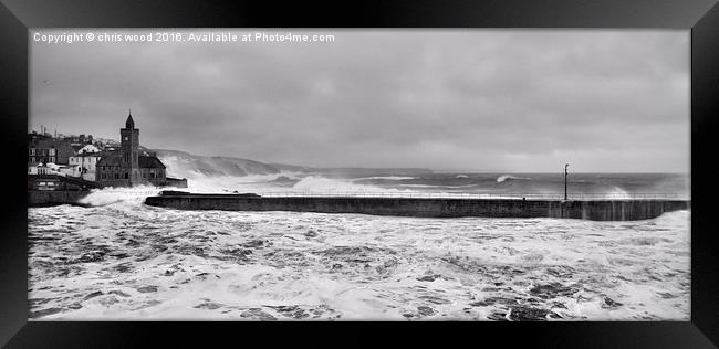  Natures Wrath Framed Print by chris wood