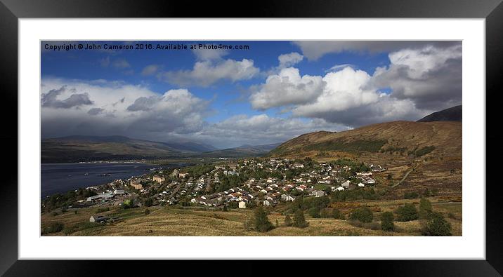  Fort William. Framed Mounted Print by John Cameron