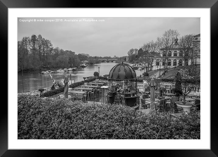  view from the bridge Framed Mounted Print by mike cooper