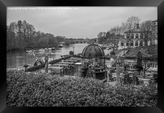  view from the bridge Framed Print by mike cooper
