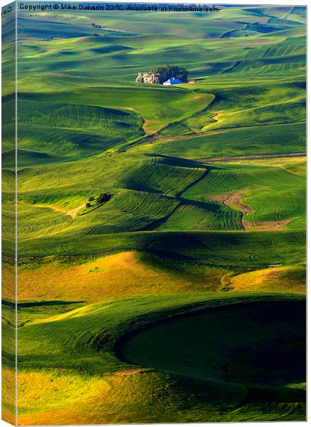 Patterns of the Palouse Canvas Print by Mike Dawson