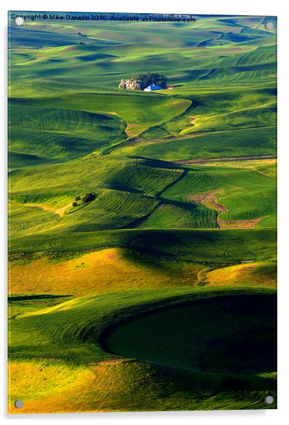 Patterns of the Palouse Acrylic by Mike Dawson