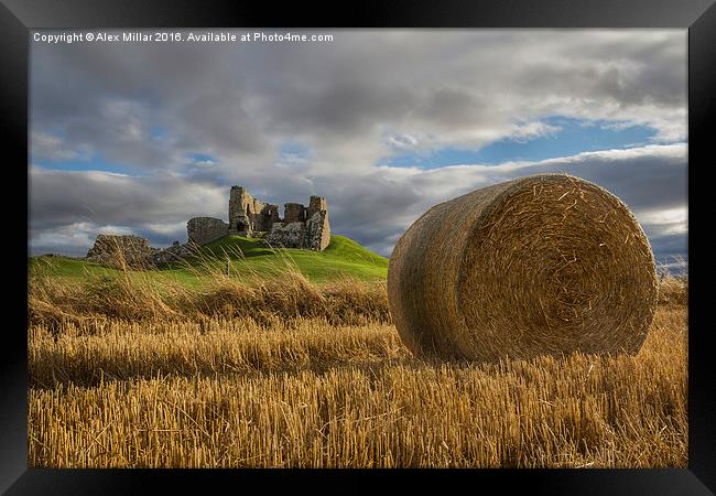  Duffus Castle Framed Print by Alex Millar