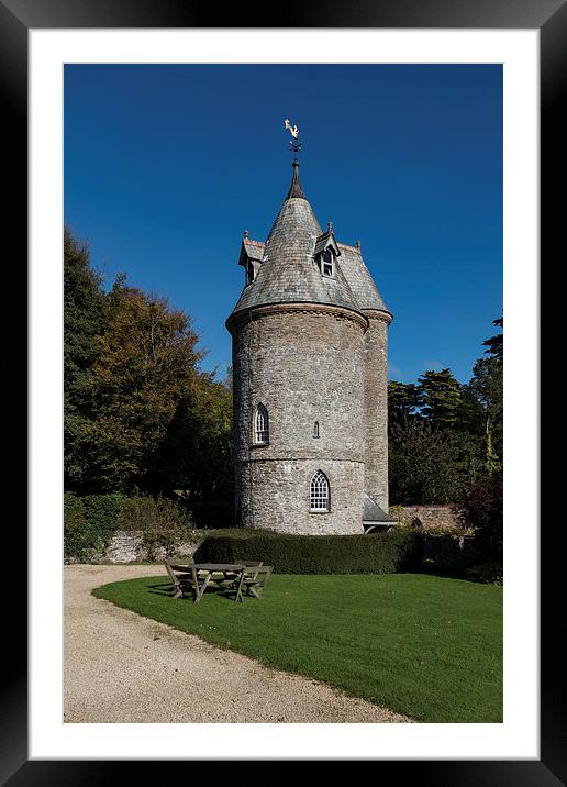  The Water Tower, Trelissick Gardens, Cornwall Framed Mounted Print by Brian Pierce