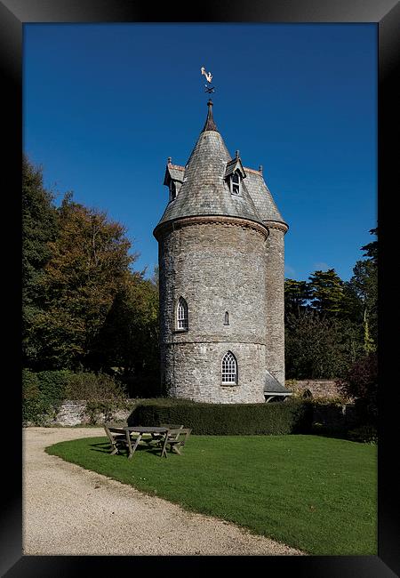  The Water Tower, Trelissick Gardens, Cornwall Framed Print by Brian Pierce