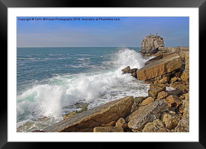  Pulpit Rock Portland Bill 1 Framed Mounted Print by Colin Williams Photography