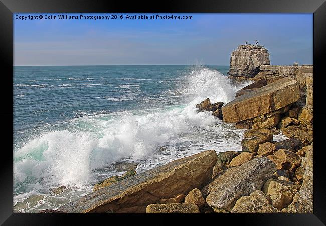  Pulpit Rock Portland Bill 1 Framed Print by Colin Williams Photography