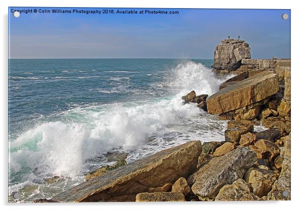  Pulpit Rock Portland Bill 1 Acrylic by Colin Williams Photography