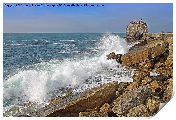  Pulpit Rock Portland Bill 1 Print by Colin Williams Photography