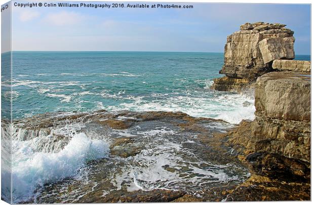  Pulpit Rock Portland Bill 2 Canvas Print by Colin Williams Photography