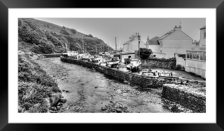  Laxey Harbour  Framed Mounted Print by Jon Fixter