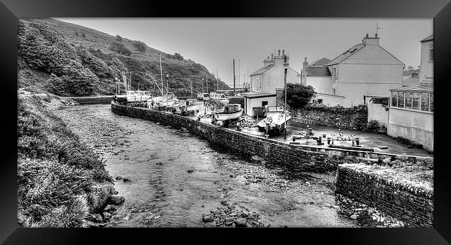  Laxey Harbour  Framed Print by Jon Fixter