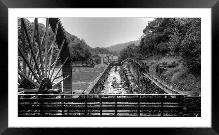  The Water Wheel Framed Mounted Print by Jon Fixter